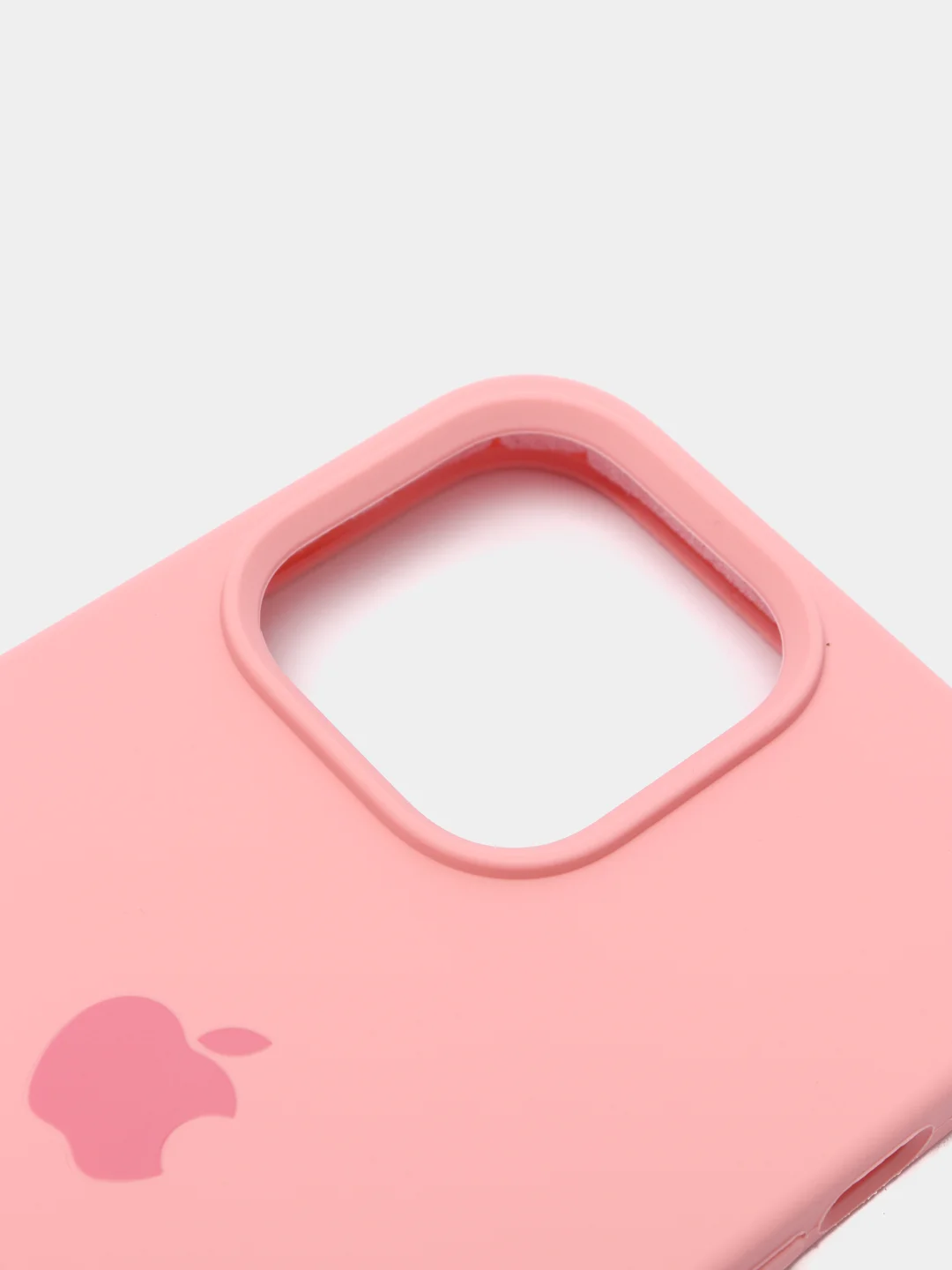 Розовый чехол силиконовый для iPhone 13, 13 Pro, 13 Pro Max, с закрытым низом