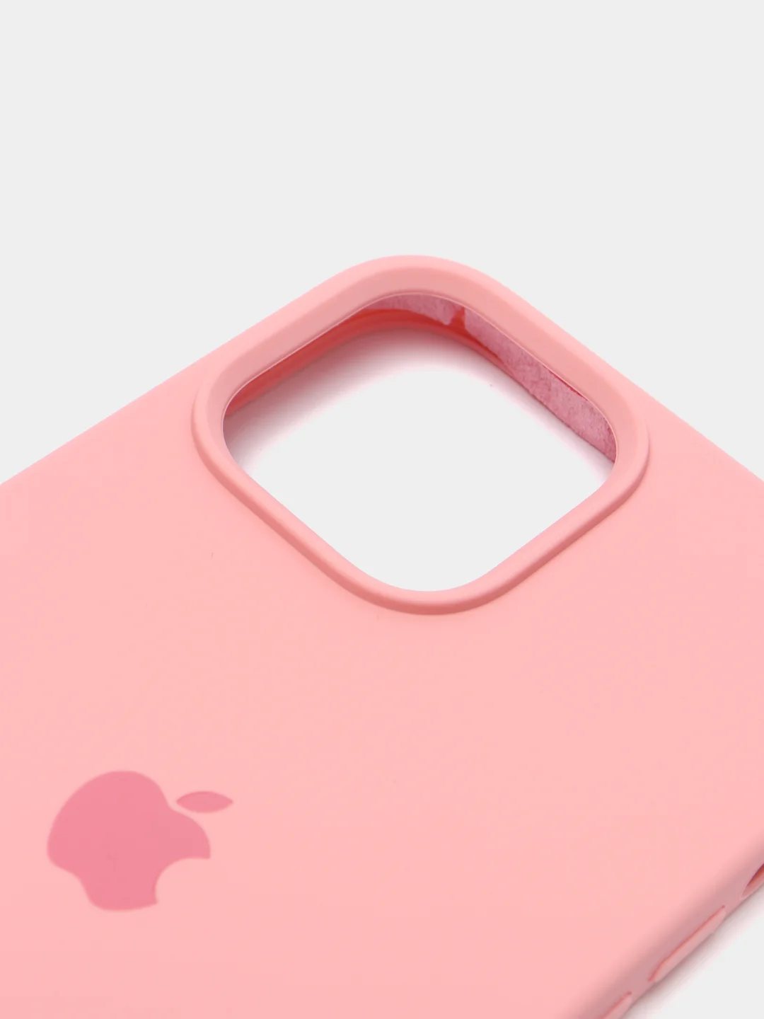 Розовый чехол силиконовый для iPhone 13, 13 Pro, 13 Pro Max, с закрытым низом