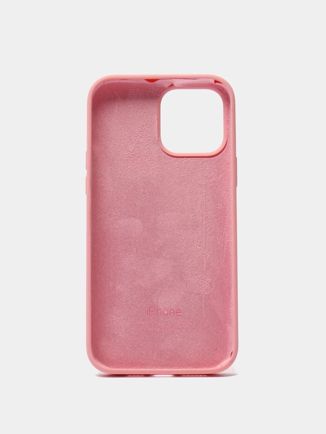 Розовый чехол силиконовый для iPhone 13, 13 Pro, 13 Pro Max, с закрытым низом