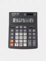Калькулятор настольный Staff Plus Stf-333, 200 x 154 мм, 12 разрядов, 250415