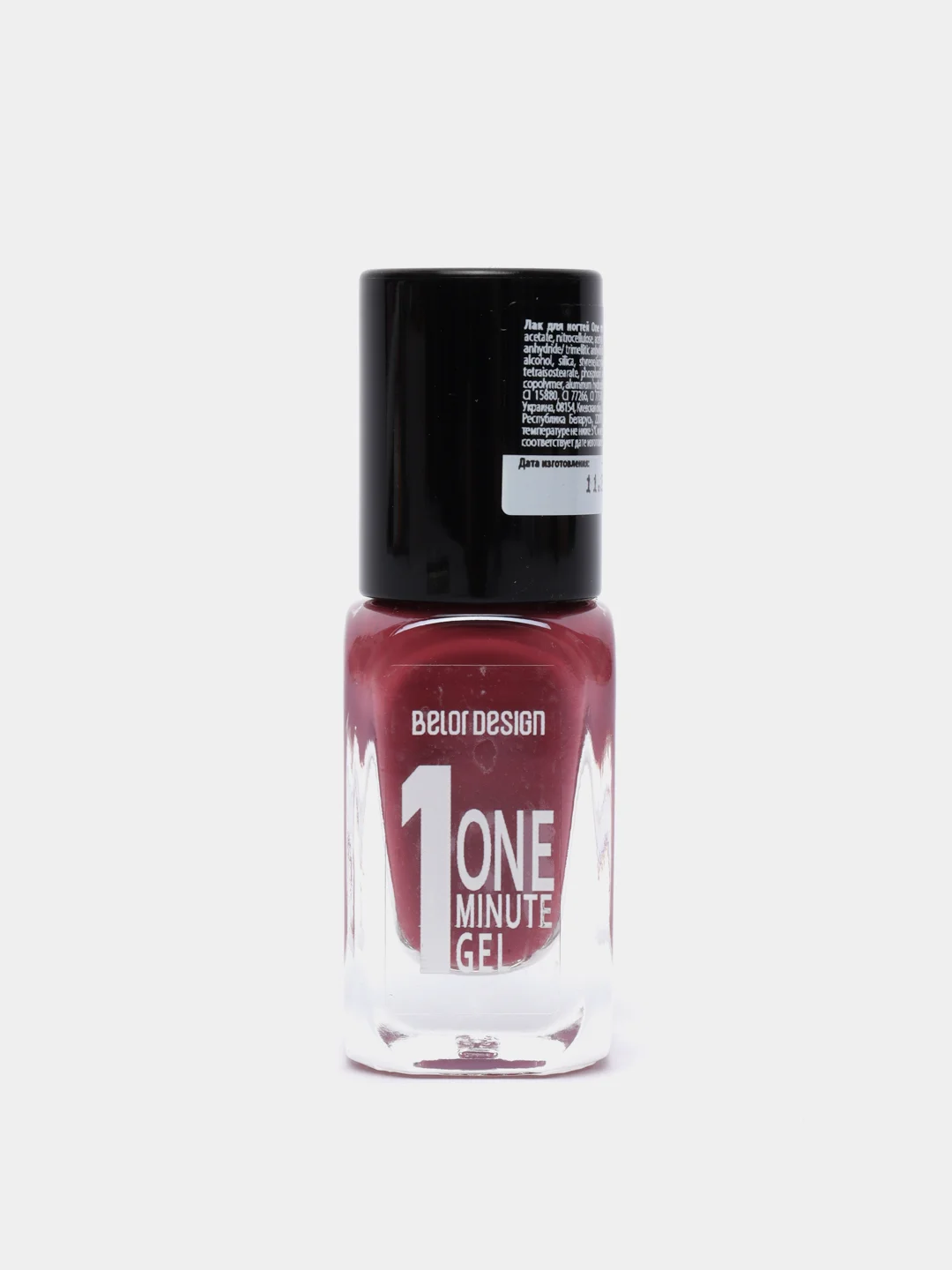 Belor Design/Лак для ногтей "One minute gel", тон:218,   10 мл
