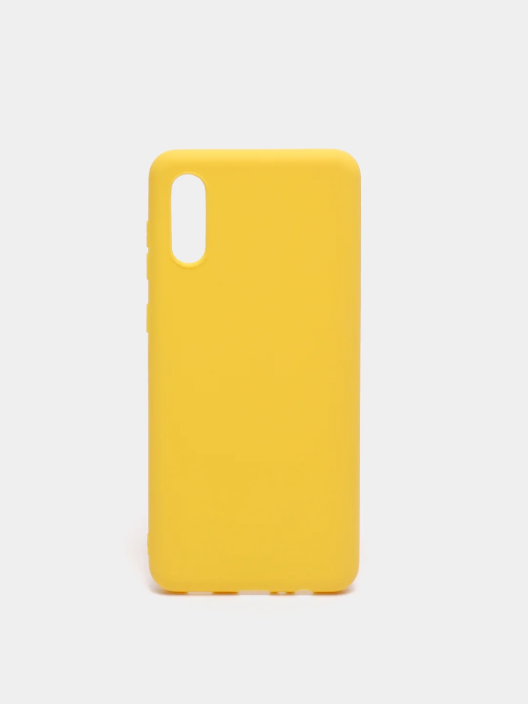 Горчичный чехол на Samsung A02