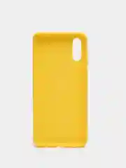 Горчичный чехол на Samsung A02