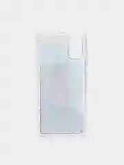 Серый меланж чехол Samsung Galaxy A41 (Самсунг Галакси А41) чехол переливающийся жидкий с блестками