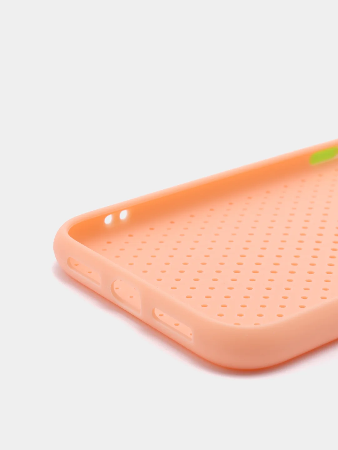 Бежевый чехол силиконовый с перфорацией для  Айфон iPhone  XS MAX и iPhone XR