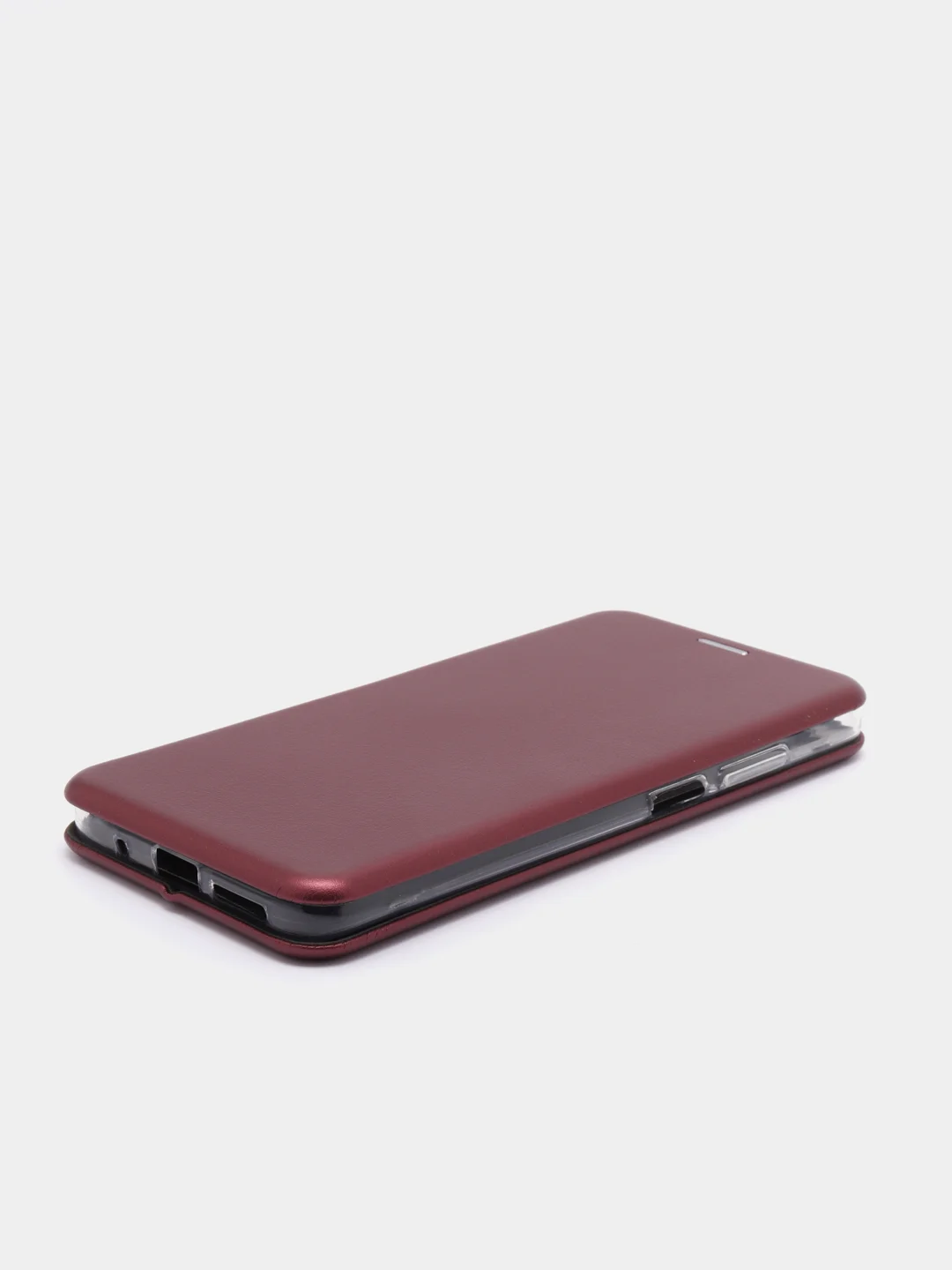 Багровый чехол книжка Xiaomi Redmi 10 с функцией подставки