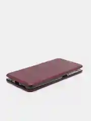Багровый чехол книжка Xiaomi Redmi 10 с функцией подставки