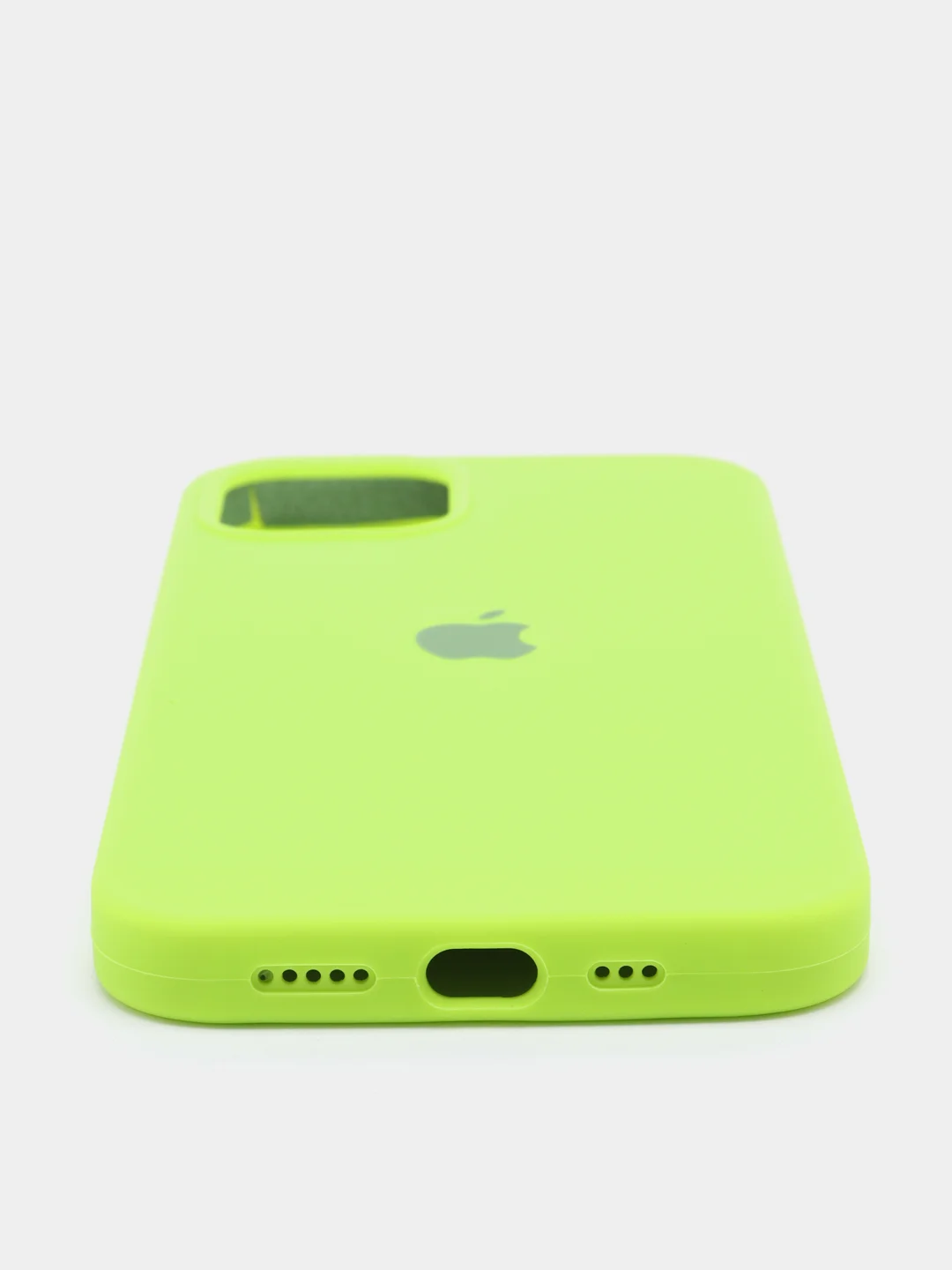 Прозрачный чехол iPhone 13 6.1" Силиконовый с логотипом (Silicone Case) Закрытый низ