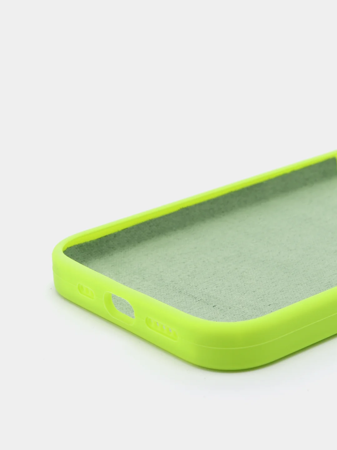 Прозрачный чехол iPhone 13 6.1" Силиконовый с логотипом (Silicone Case) Закрытый низ