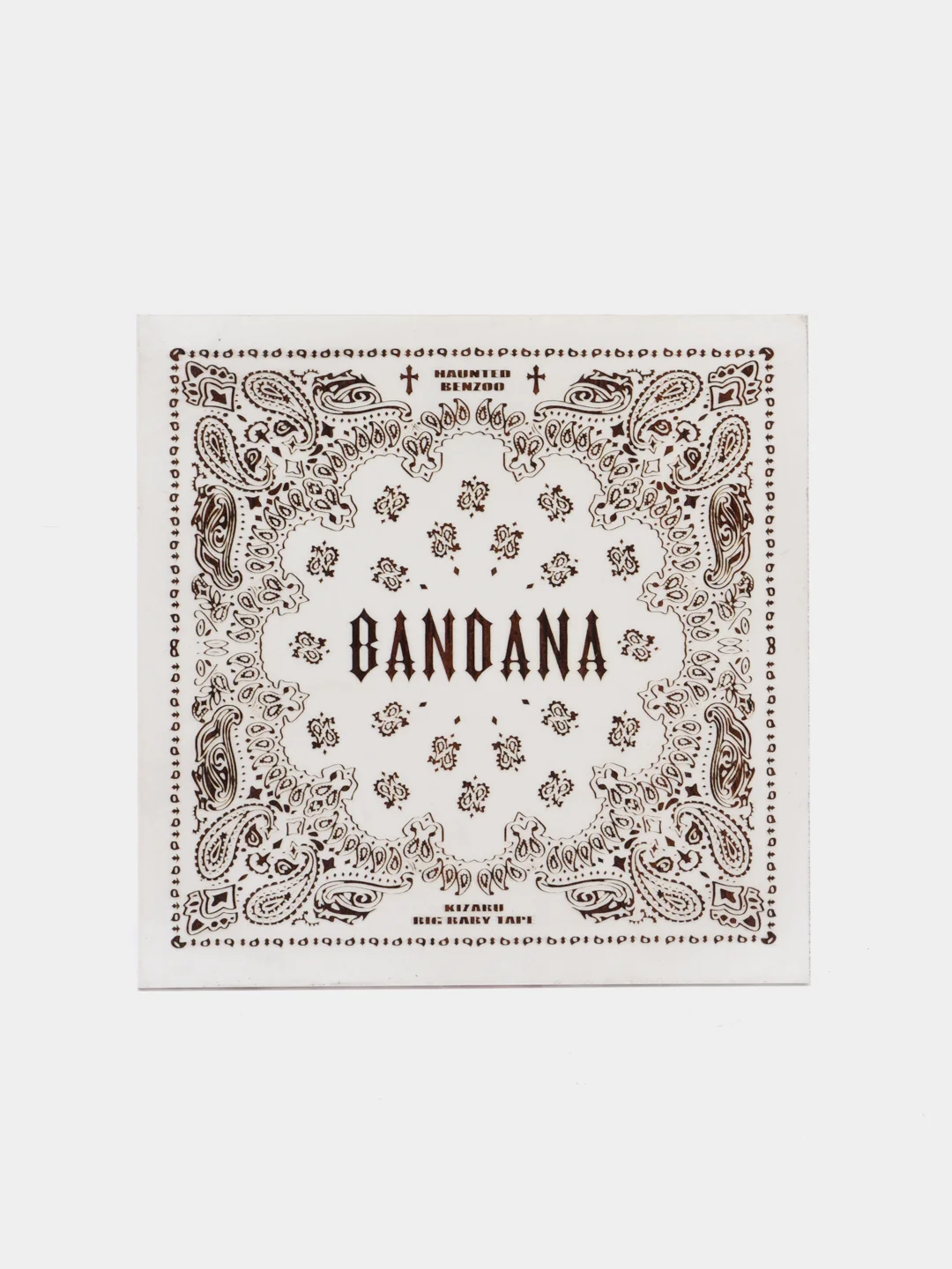 Белый обложка альбома Bandana/Бандана kizaru/кизару, big baby tape