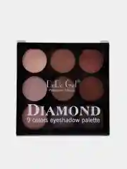 Медный тени для век DIAMOND Eyeshadow Palette  DoDo Girl, 9 оттенков