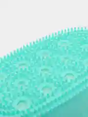 Бирюзовый силиконовая губка/мочалка для душа Bubbles Bath Brush