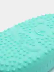 Бирюзовый силиконовая губка/мочалка для душа Bubbles Bath Brush