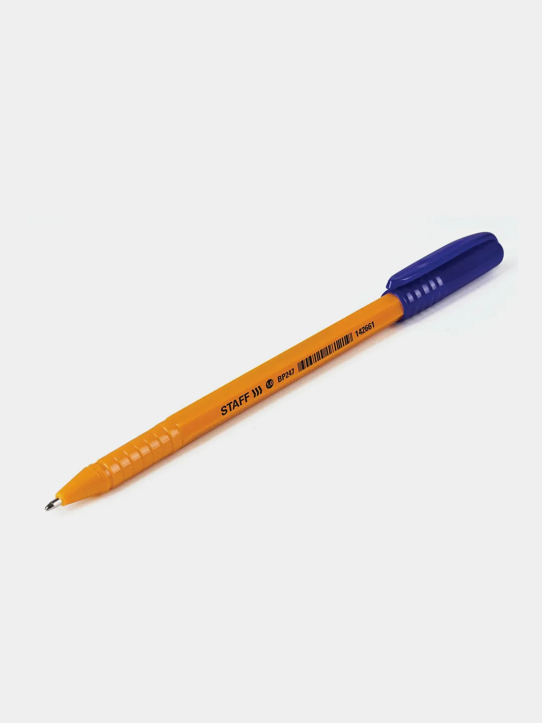 Ручка шариковая STAFF Everyday BP-247 Orange, синяя, 50 штук, 0,5 мм, 880158