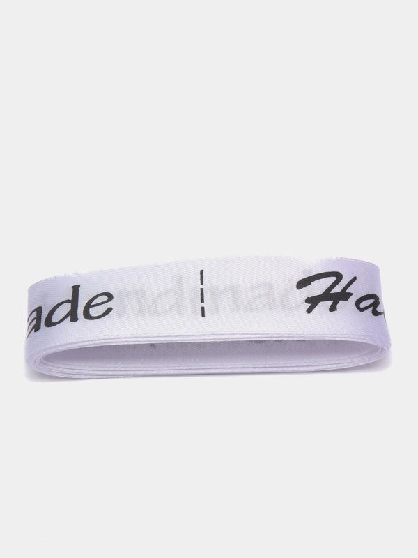 Лента атласная "Handmade", 25 мм, отрез 2 метра
