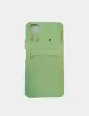 Салатовый чехол с защитой камеры и с отделением для карточки Redmi Note 11 2022  6.43, Note 11S 2022