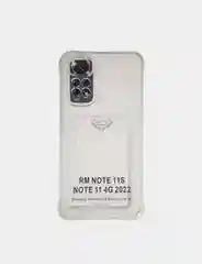 Белый чехол с защитой камеры и с отделением для карточки Redmi Note 11 2022  6.43, Note 11S 2022