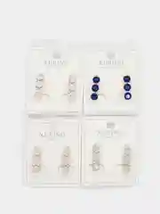 Серьги Xuping из медицинского золота с переливающимися кристаллами