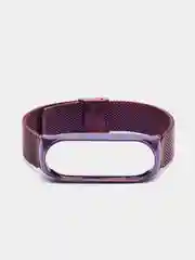 Фиолетовый фирменный металлический ремешок для Xiaomi Mi band 3, 4, 5, 6