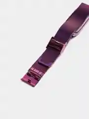 Фиолетовый фирменный металлический ремешок для Xiaomi Mi band 3, 4, 5, 6
