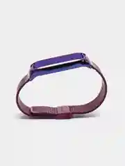 Фиолетовый фирменный металлический ремешок для Xiaomi Mi band 3, 4, 5, 6