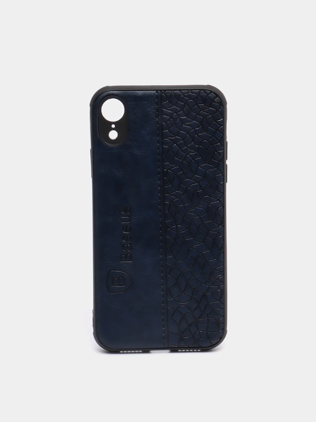 Синий чехол-экокожа Baseus на iPhone  7/8, XR, 11, 12/12 Pro