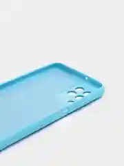 Голубой чехол для Samsung A22 защита камеры