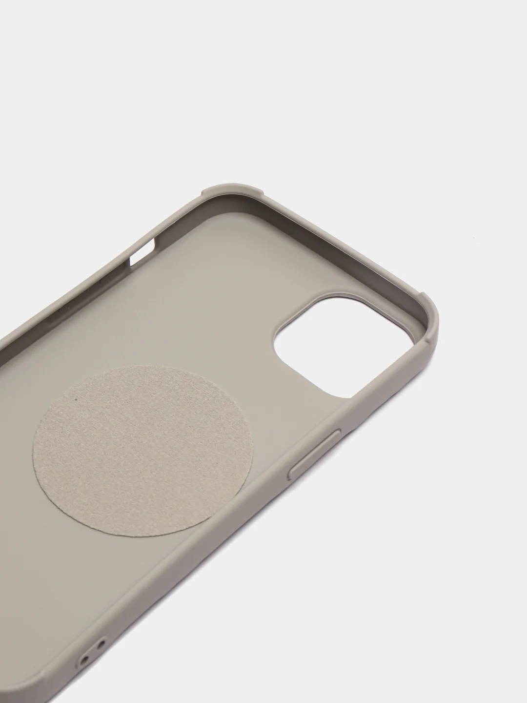 Серый чехол iPhone 13 / 13 Pro / 13 Pro Max 6.7" TPU, без логотипа, закрытый низ