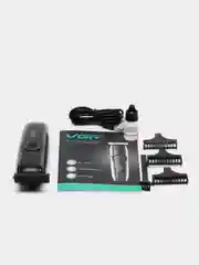 Машинка для стрижки волос VGR V-020 Pro насадки, USB зарядка