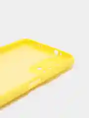 Желтый чехол для Samsung A22 M32 Xiaomi Redmi 9T с подложкой из микрофибры и защитой для камеры