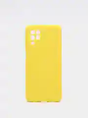 Желтый чехол для Samsung A22 M32 Xiaomi Redmi 9T с подложкой из микрофибры и защитой для камеры