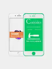 Белый защитная пленка iPhone X / 7 / 8 / 7+ / 8+ / 6 / XR / 11, керамическая