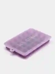 Фиолетовый форма для льда силиконовая с крышкой