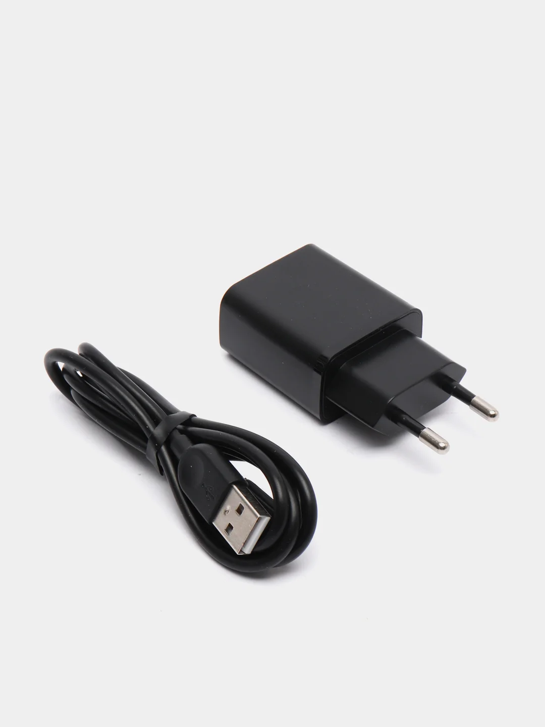 Черный сетевое зарядное устройство BOROFONE BA52A USB-Type-C/USB-Lightning(Apple Iphone)