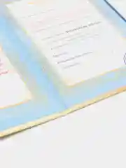 Сувенирный подарочный диплом "Выпускника", ламинированный
