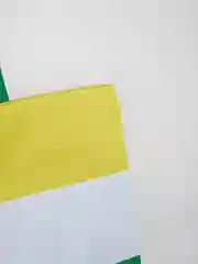 Желтый сумка пляжная, отдел на молнии