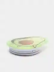Хаки фигурный объемный 3D попсокет Авокадо