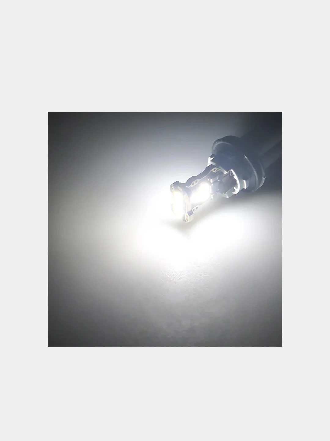 Белый габаритная светодиодная LED лампа для автомобиля W5W, W16W, T15, диоды на задний ход