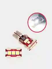 Белый габаритная светодиодная LED лампа для автомобиля W5W, W16W, T15, диоды на задний ход