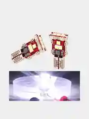 Белый габаритная светодиодная LED лампа для автомобиля W5W, W16W, T15, диоды на задний ход