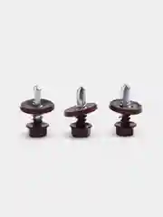 Саморез кровельный  RAL 3005 красный, 5,5 х 19 мм, 300 штук, 1,3 кг
