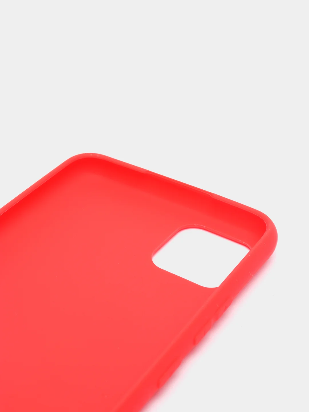 Красный чехол для Realme C11 2020 силиконовый матовый однотонный