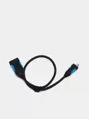 OTG USB AF - MicroUSB BM "Vention", 25cм (VAS-A07-B025)