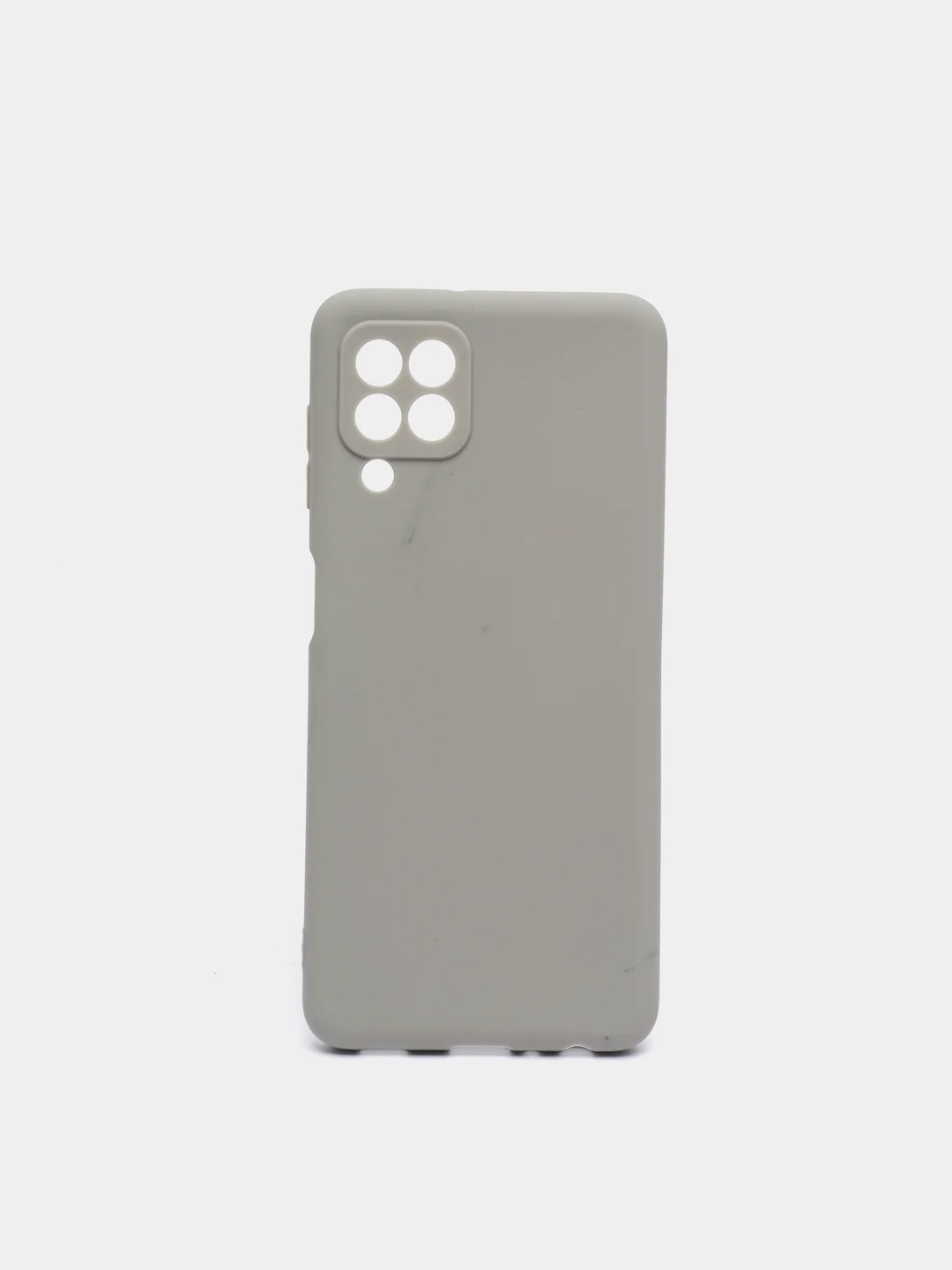 Серый чехол для Samsung A22/A225F/M32/M325F, силиконовый, матовый, однотонный