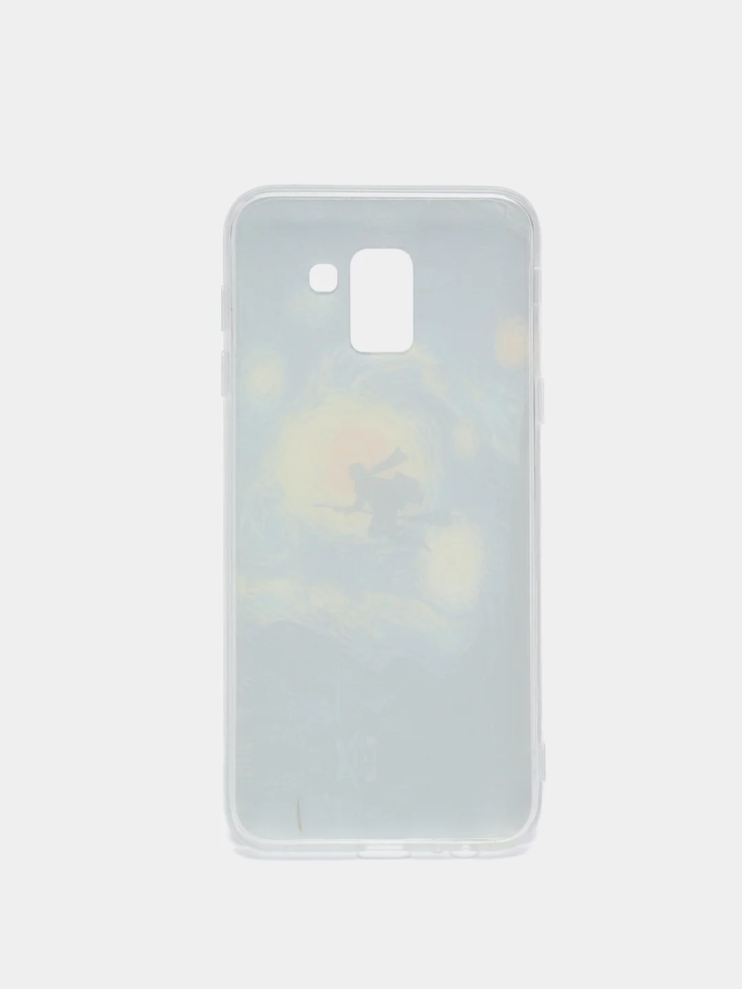 Бирюзовый чехол Samsung Galaxy J6 2018, Самсунг Галакси Джи6 2018 силиконовый с рисунком