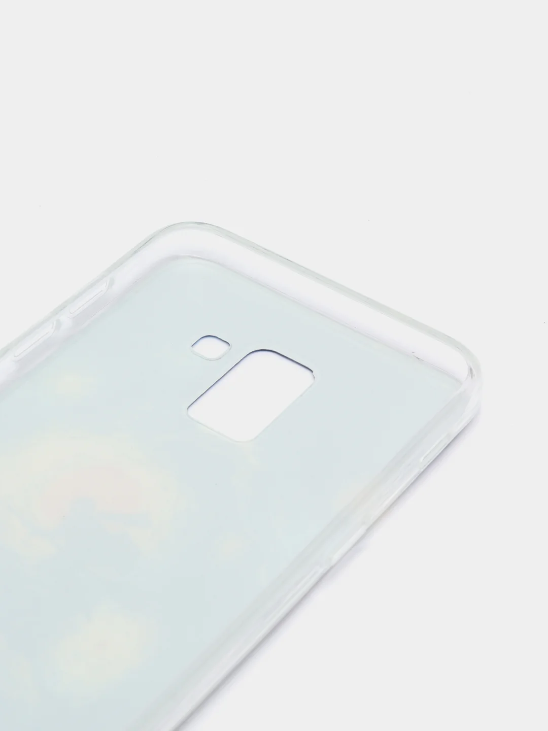 Бирюзовый чехол Samsung Galaxy J6 2018, Самсунг Галакси Джи6 2018 силиконовый с рисунком