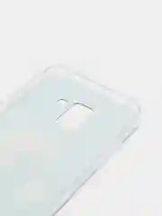 Бирюзовый чехол Samsung Galaxy J6 2018, Самсунг Галакси Джи6 2018 силиконовый с рисунком