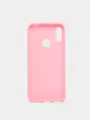 Розовый чехол для Huawei Honor 8A/Y6 2019 силиконовый матовый однотонный