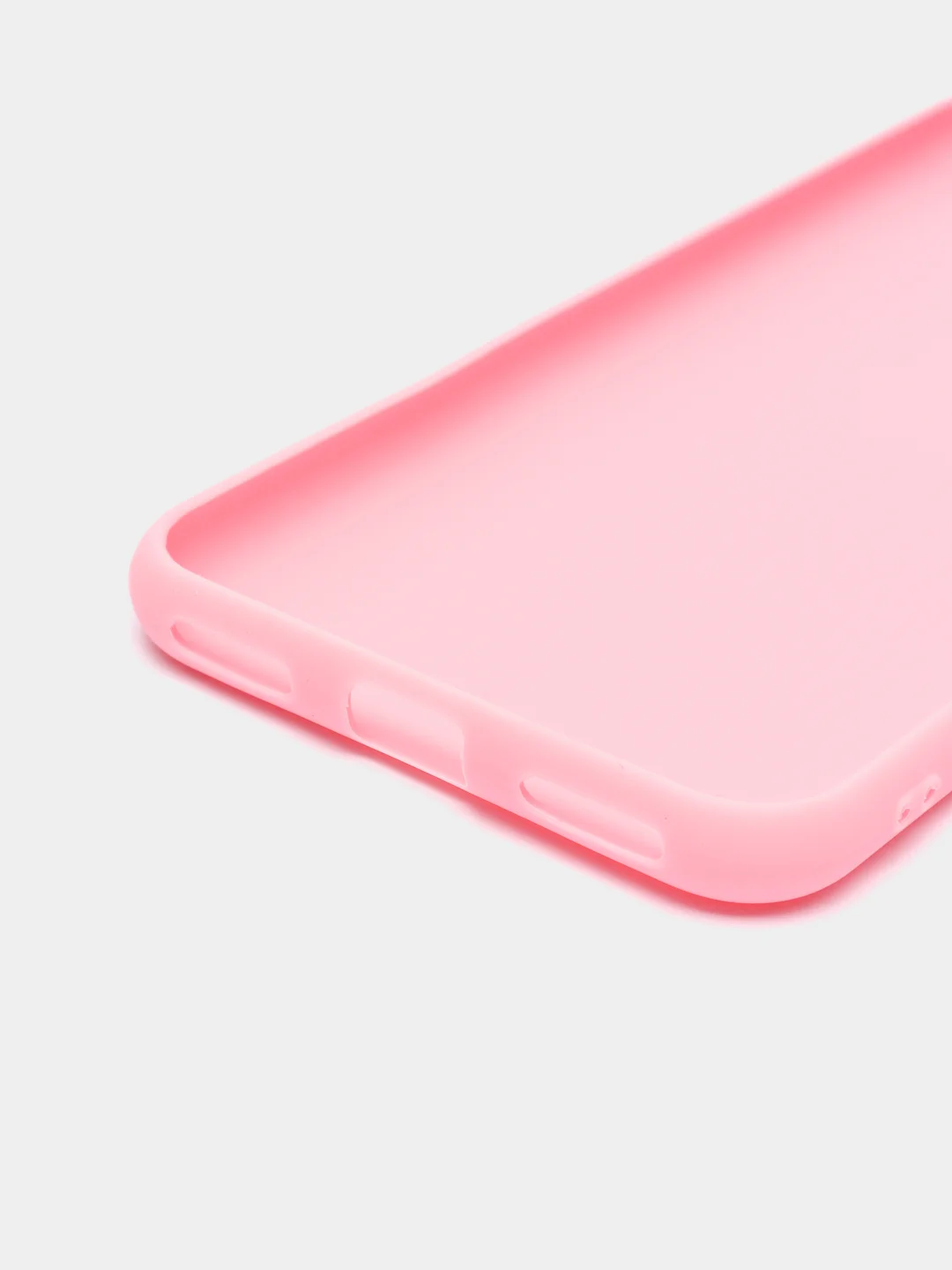 Розовый чехол для Huawei Honor 8A/Y6 2019 силиконовый матовый однотонный