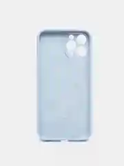 Ледяной чехол Silicone Case для iPhone 12 Pro Max с логотипом закрытый низ